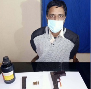 पेस्तोलसहित वीरगञ्जबाट एक जना पक्राउ