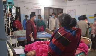 बर्दियामा बस र्दुघटना हुँदा ३३ जना घाइते