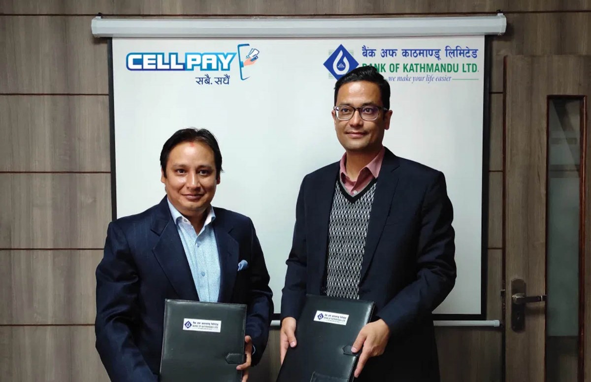 बैंक अफ काठमाण्डू र सेलपेबीच सहकार्य