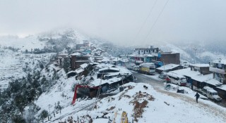 हुम्लामा हिमपात : हवाई उडान प्रभावित
