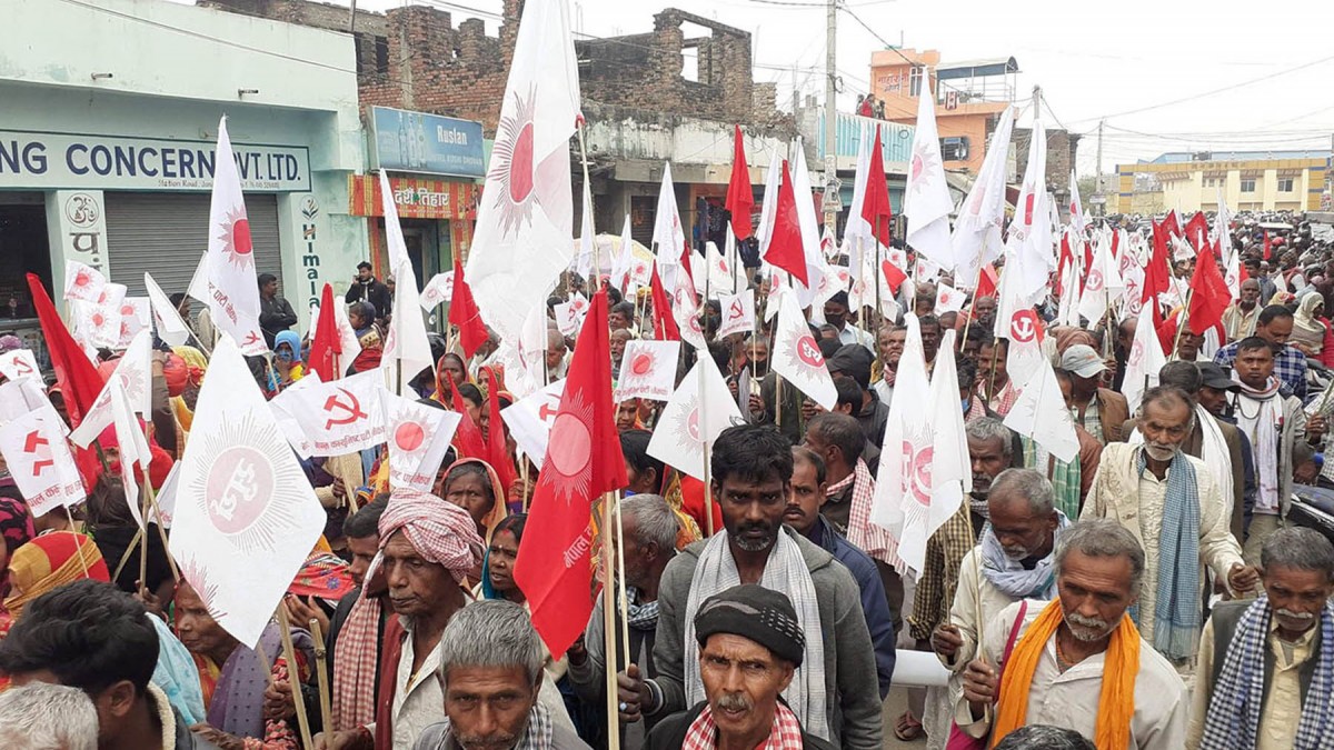 जनकपुरधाममा नेकपा ओली समूहको प्रदर्शन