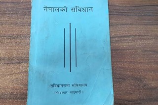 नेकपाले प्रधानमन्त्रीलाई विरोध पत्र सहित संविधानको पुस्तक पठायो