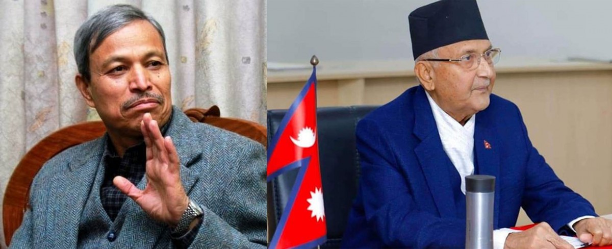 ओलीलाई एक नम्बरी भगौडा भन्दै भीम रावलले भने - ओली ठ्वास-ठ्वास्ती गन्हाएर बालुवाटारनै गन्धे भयो 