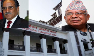 प्रचण्ड-माधव पक्षले ६२.३५ प्रतिशत केन्द्रीय सदस्यको हस्ताक्षर आयोगलाई लगायो जिम्मा, ऐनमा यस्तो छ ब्यबस्था 