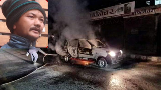 हिजो बन्दकर्ताले जलाएको ट्याक्सीको क्षतिपूर्ति सरकारले दिन्छ : प्रम ओली