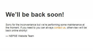 नेप्सेको नयाँ साइटमा देखियो यस्तो समस्या