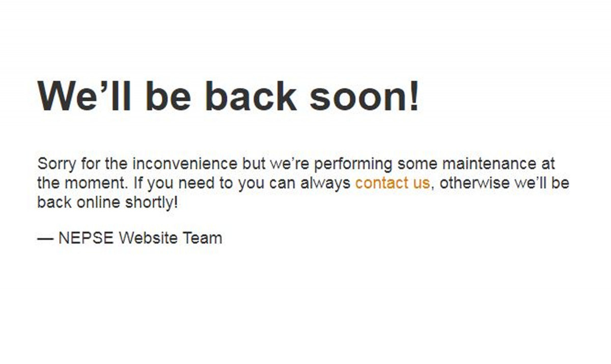नेप्सेको नयाँ साइटमा देखियो यस्तो समस्या