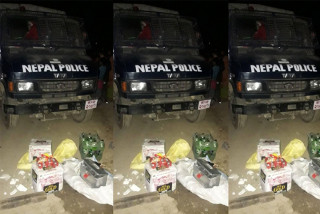 गाँजा बरामद गर्न पुगेको प्रहरी र स्थानीयबीच झडप