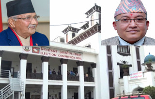 आधिकारिकताका लागि नेकपामा हानथाप,प्रचण्डका मान्छे पुग्नु अघि थपलियाले बस्नेतलाई किन मारे धाप ?