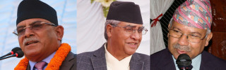 माधवलाई भेट्न कोटेश्वर पुगे देउवा र दाहाल