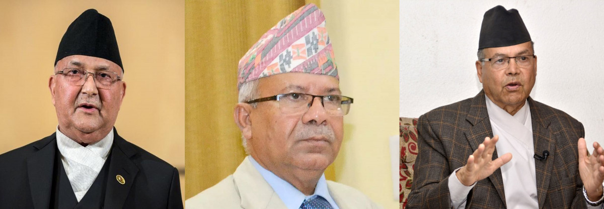 माधव पक्षका यी आठ सांसद ओलीको बैठकमा पुगे, माधव-झलनाथलाई आईलाग्यो यस्तो संकट 