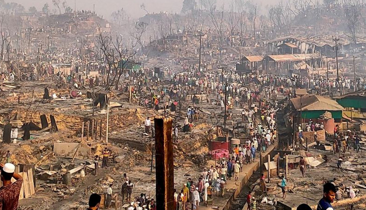 बंगलादेशको शरणार्थी क्याम्पमा आगलागी : १५ को मृत्यु, चार सय बेपत्ता