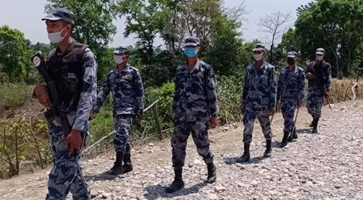 सीमामा सक्रियता बढाउँदै सशस्त्र प्रहरी