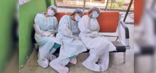स्वास्थ्यकर्मीले पाएनन् दुई वर्षदेखि कोभिड जोखिम भत्ता