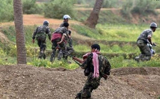 भारतीय प्रहरी र  माओवादीबीच भिडन्त, १३ जनाको मृत्यु