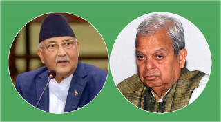 प्रधानमन्त्री ओली र महन्थ ठाकुरबीच भेटवार्ता हुँदै