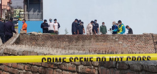 काठमाडौंको बौद्धमा बोराभित्र मानिसको एउटा खुट्टा भेटियो