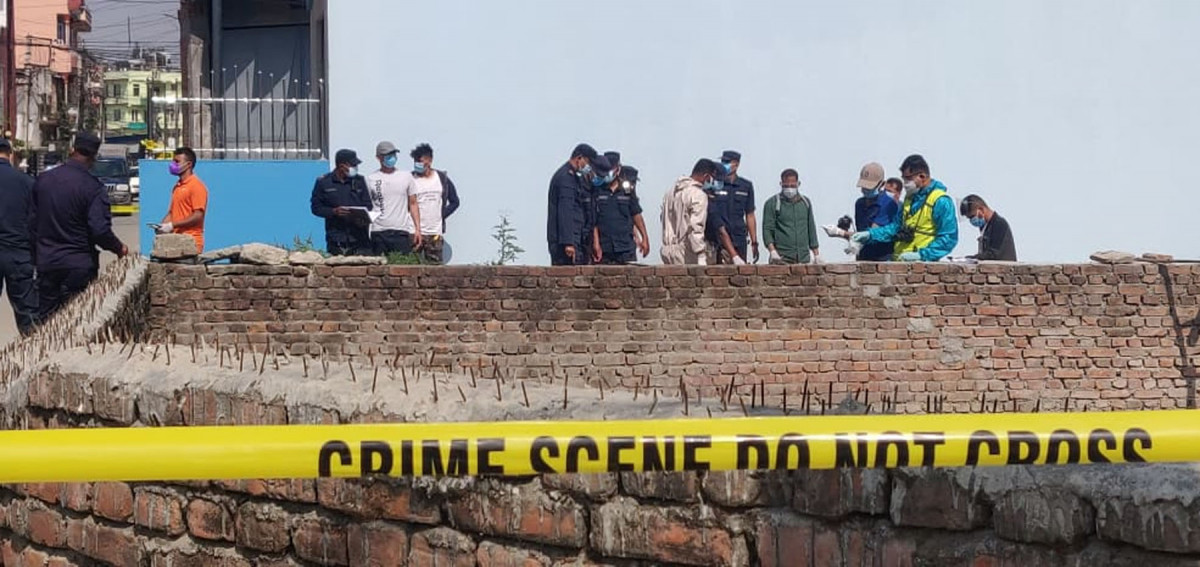 काठमाडौंको बौद्धमा बोराभित्र मानिसको एउटा खुट्टा भेटियो