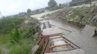 गाइघाट बजार बाढीको उच्च जोखिममा