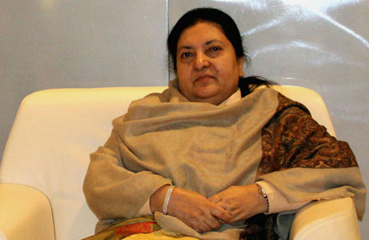 आँखा जाँच गराएर फर्किइन् राष्ट्रपति भण्डारी