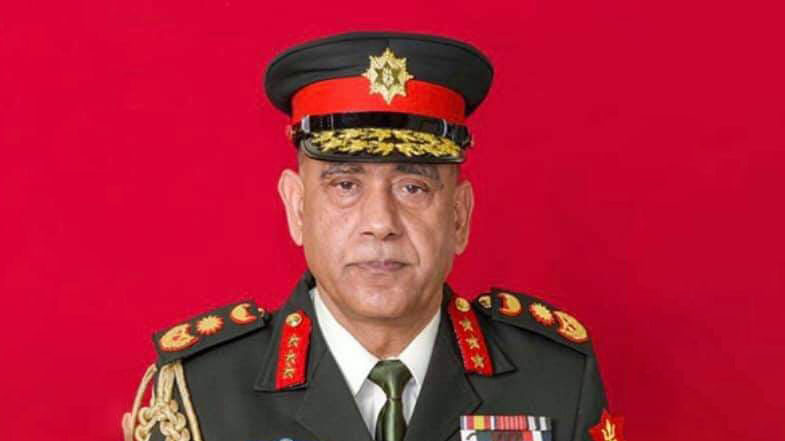कायम मुकायम प्रधानसेनापति प्रभुराम शर्मा नियुक्त
