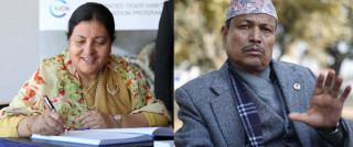 एमालेभित्र देखिएको विवाद कायमै रहेका बेला भीम रावलद्वारा राष्ट्रपतिसँग भेटवार्ता