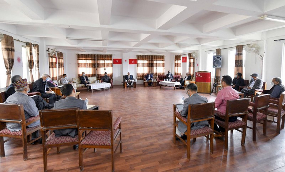 दल फुटाउने अध्यादेश आजै जारी हुने सम्भावना, एकै दिन एमालेका दुई बैठक बस्दै