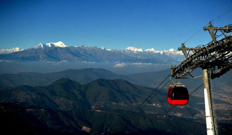रिसोर्टमा  जाने पाहुनालाई लक्षित गरेर चन्द्रागिरि केवलकार सञ्चालनमा