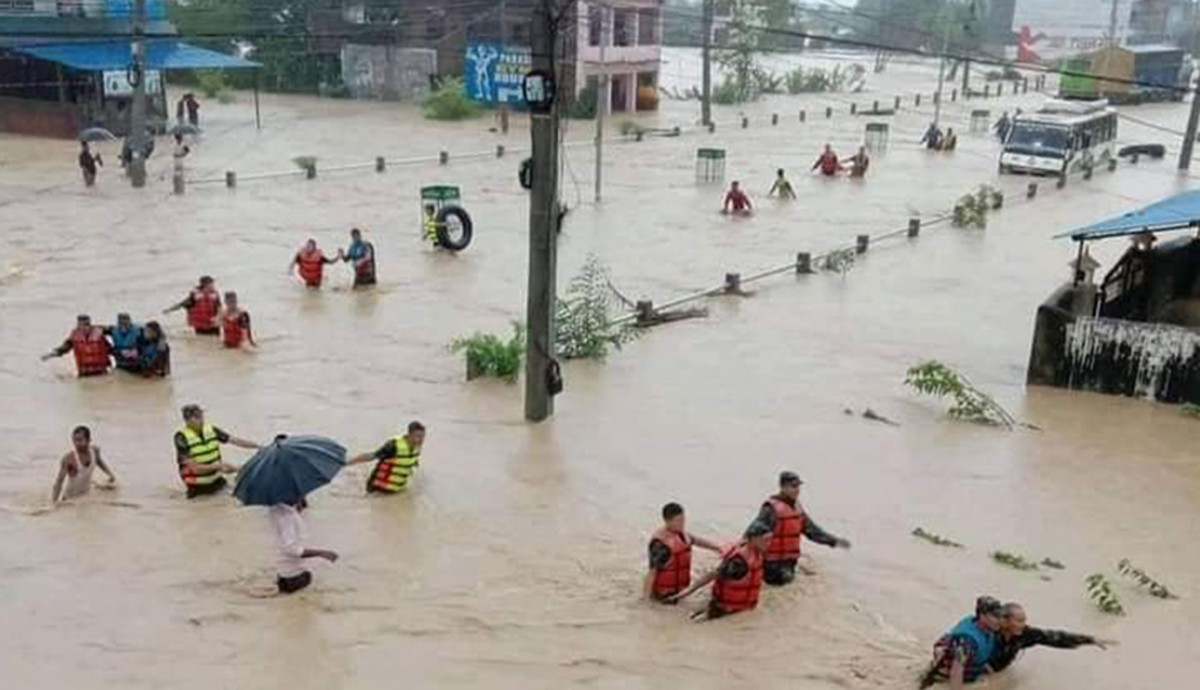 तीन दिन भारी वर्षा हुने : आज यी नदीमा बाढीको जोखिम