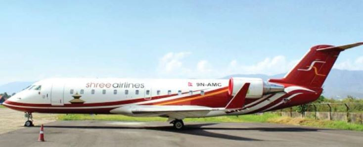 श्री एयरलाइन्सको जहाज विमानस्थलमै चिप्लियो 