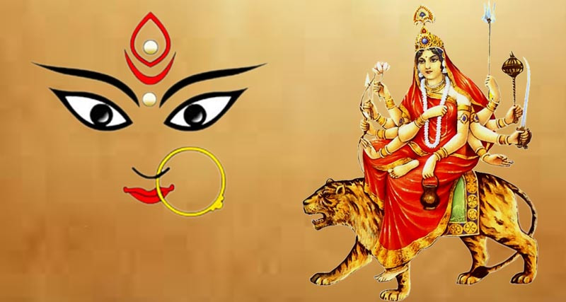 नवरात्रको तेस्रो दिन चन्द्रघण्टा देवीको पूजा आराधना गरिँदै