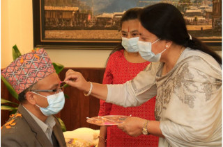 यस्तो रह्यो राष्ट्रपति भण्डारीको भाइटीका, हेर्नुस् सात तस्बिर 
