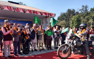 पशुपतिनाथ–काशी विश्वनाथ अमृत महोत्सव मोटरसाइकल र्‍याली सुरु