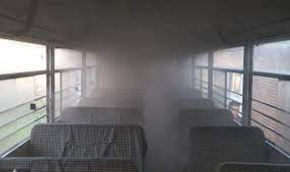 लमजुङको  स्कुल बसमा आगलागी