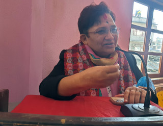 बालकुमारी मन्दिर पुनःनिर्माण शिलान्यास कार्यक्रममा मन्त्री भुसाल
