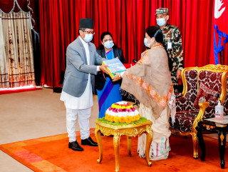 राष्ट्रपतिसमक्ष आयोगको प्रतिवेदन पेस