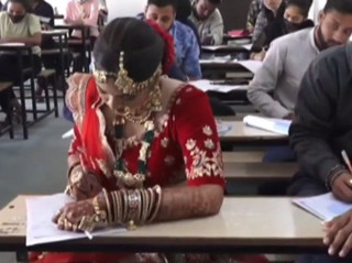 बेहुलीको पोशाकमै परीक्षा हलमा प्रवेश गरेपछि ...