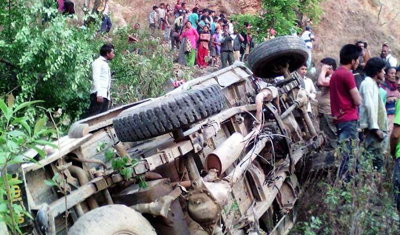 बैतडीमा जीप दुर्घटना : मृत्यु हुनेको सङ्ख्या ५ पुग्यो