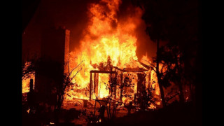 गुल्मीमा आगलागी हुँदा दृष्टिविहीन परिवारको भयो बिचल्ली