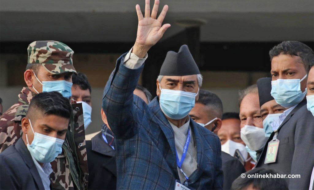 नेपाली कांग्रेसको सभापतिमा शेरबहादुर देउवा निर्वाचित