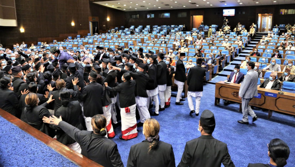 संसद बैठक आज दिउँसो १ बजे बस्दै , एमालेको अवरोध जारी रहने