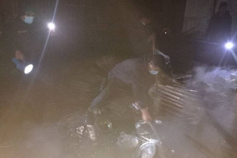 झापामा सिलिण्डर पड्किएर एक महिलाको मृत्यु, १२ जना घाइते