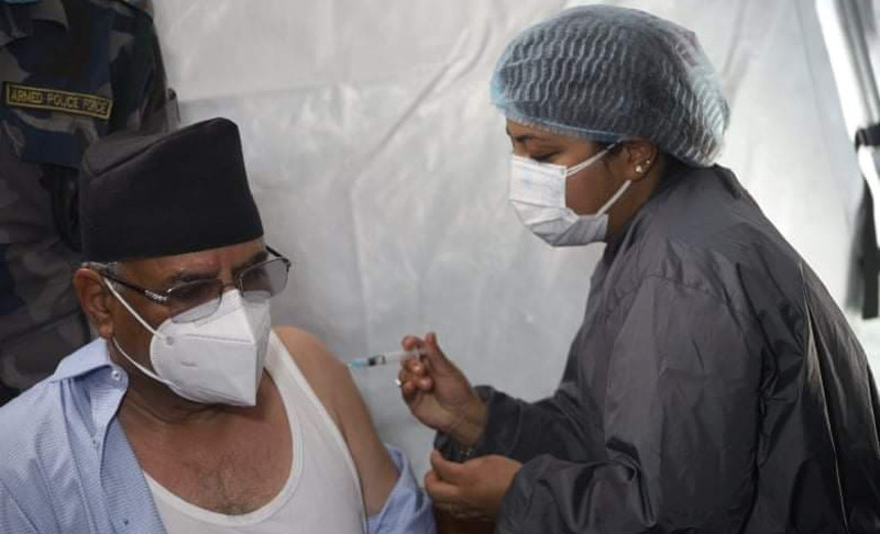 माओवादी  अध्यक्ष पुष्पकमल दाहाल  प्रचण्डलाई कोरोना संक्रमण