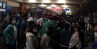 त्रिभुवन अन्तर्राष्ट्रिय विमानस्थल कार्यालयले न्यूनतम स्वास्थ्य मापदण्ड नै पालना गरेन