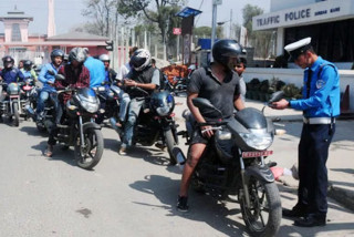 ट्राफिक प्रहरीमा कोरोना देखिएपछि मापसे ‘चेकिङ’ रोकियो