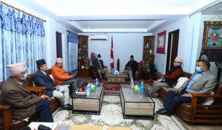 देउवा फेरि पुगे ओली भेट्न बालकोटमा