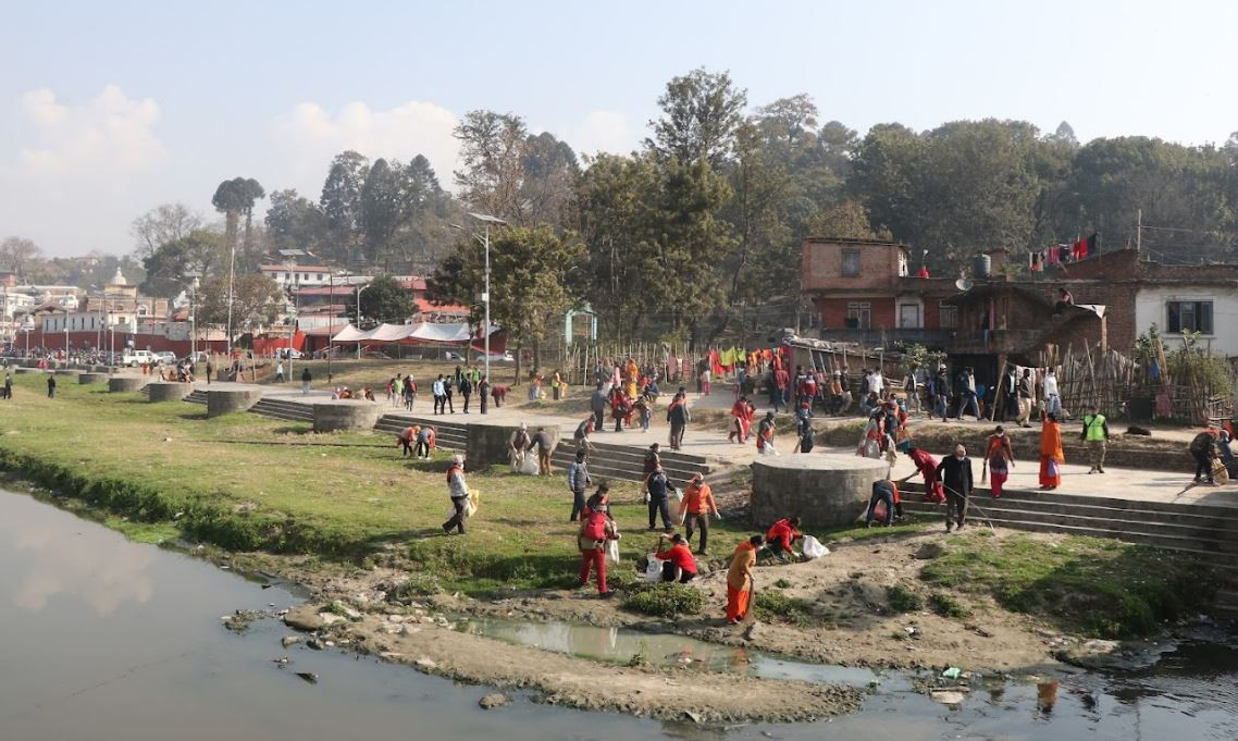 महाशिवरात्रीको पूर्व सन्ध्यामा बृहत् सरसफाइ कार्यक्रम