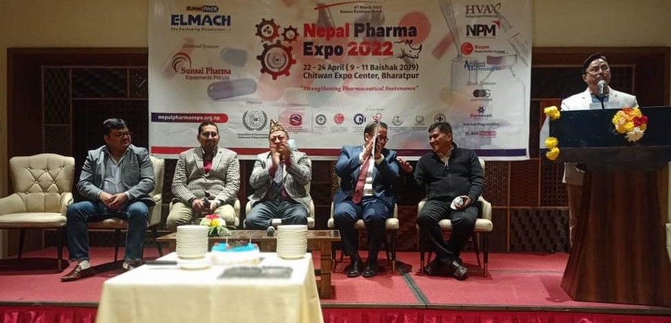औषधी उत्पादक संघको आयोजनामा आठौं 'नेपाल फर्मा एक्स्पो २०२२' वैशाख ९ देखि ११ सम्म