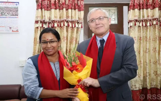 भरतपुर महानगर प्रमुख दाहाल र इजरायली राजदूत गोदारबीच भेटवार्ता