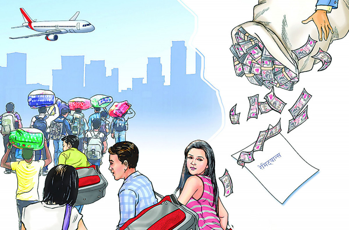 ३ महिनामा २ खर्ब ८१ अर्ब  भित्रियो रेमिट्यान्स, १ लाख ४७ हजार जनाले लिए श्रम स्वीकृति